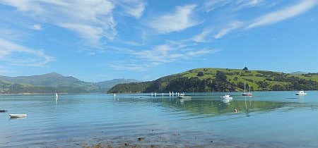 Sails, Akaroa Harbour. 